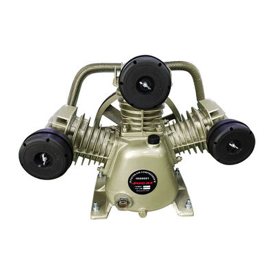 Industrial 3KW Belt Driven 4 Hp Air Compressor Pump Head 1230 Rpm Revolve Speed