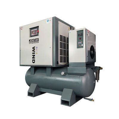 16 Bar 15kw 20Hp All In One Combined Screw Air Compressor With Dryer
