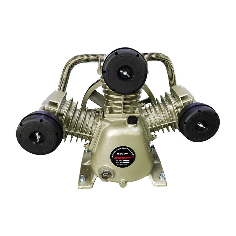 Industrial 3KW Belt Driven 4 Hp Air Compressor Pump Head 1230 Rpm Revolve Speed