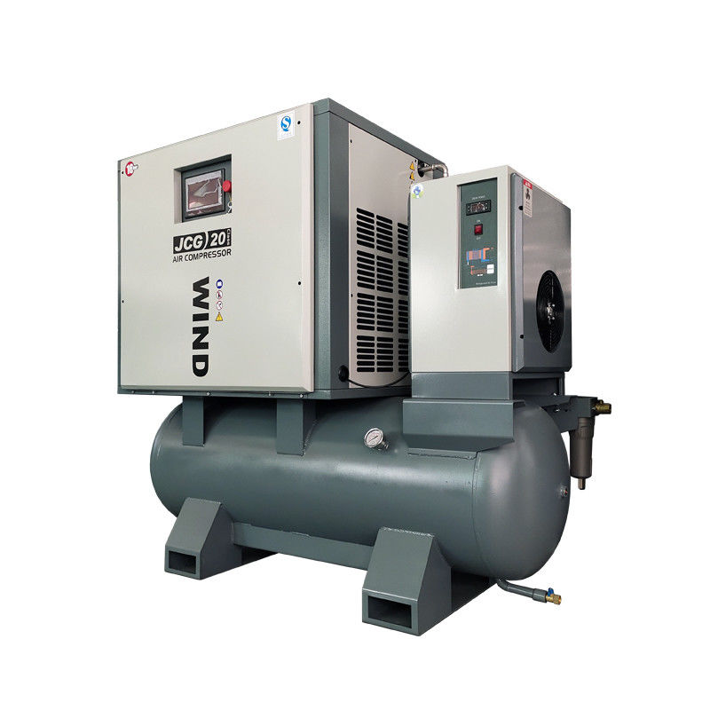 16 Bar 15kw 20Hp All In One Combined Screw Air Compressor With Dryer