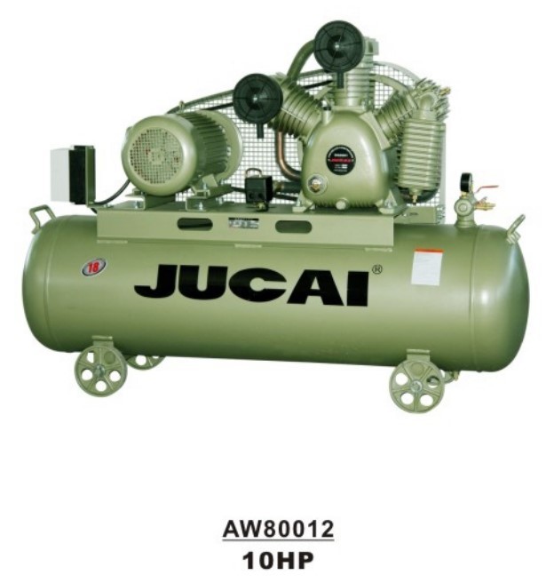 10hp 7.5kw 250L Piston High Pressure Air Gas Compressors Belt Driven