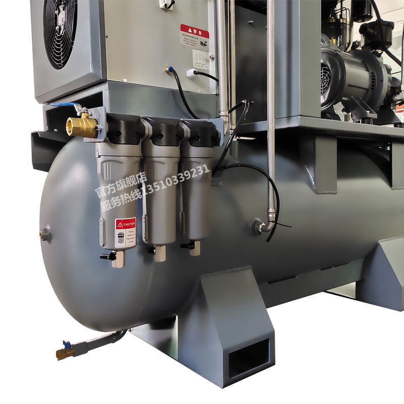 16 Bar 15kw 20Hp All In One Combined Screw Air Compressor With Dryer