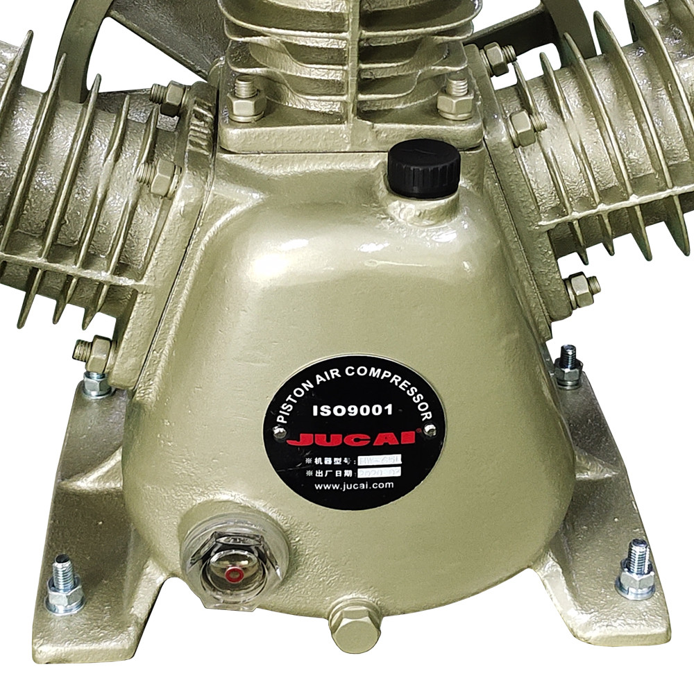 Industrial 3KW Belt Driven 4 Hp Air Compressor Pump Head 1230 Rpm Revolve Speed