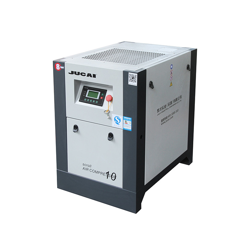 Wind Cooling 10hp Scroll Type Air Compressor 7.5KW 0.8mpa