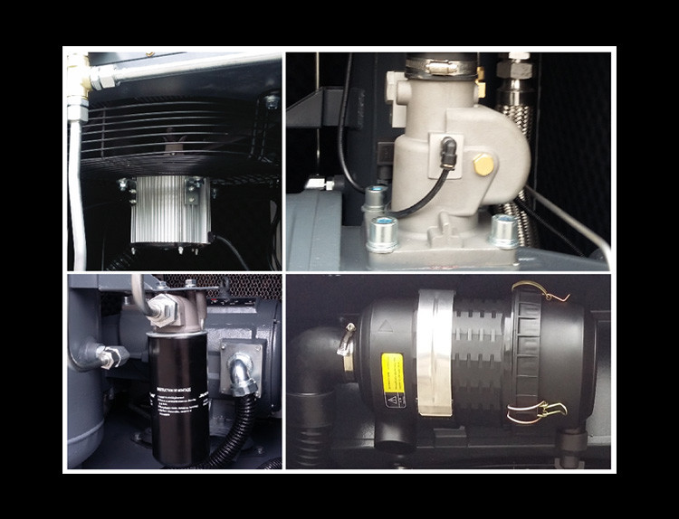 Wind Cooling 10hp Scroll Type Air Compressor 7.5KW 0.8mpa